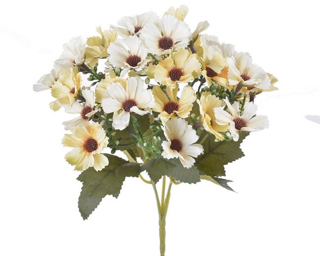 BUKIECIK DROBNYCH KWIATÓW 34CM CREAM LT YELLOW