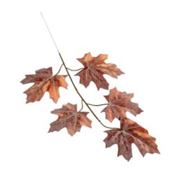 LIŚĆ KLON 52CM AUTUMN /CF5-166 POWDER ORANGE BROWN