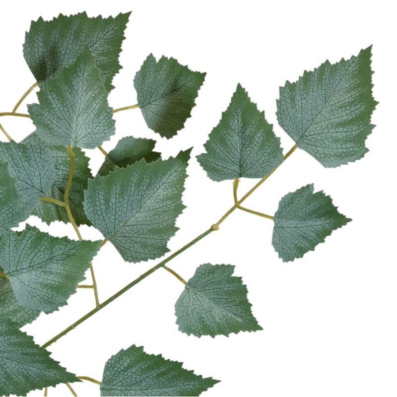 BRZOZA GAŁĄZKA LIŚĆ 60CM POWDER GREEN