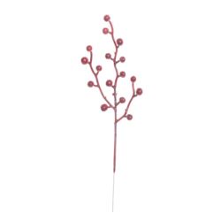 GAŁĄZKA Z OWOCAMI PICK PLASTIC 30CM XYD053 RED