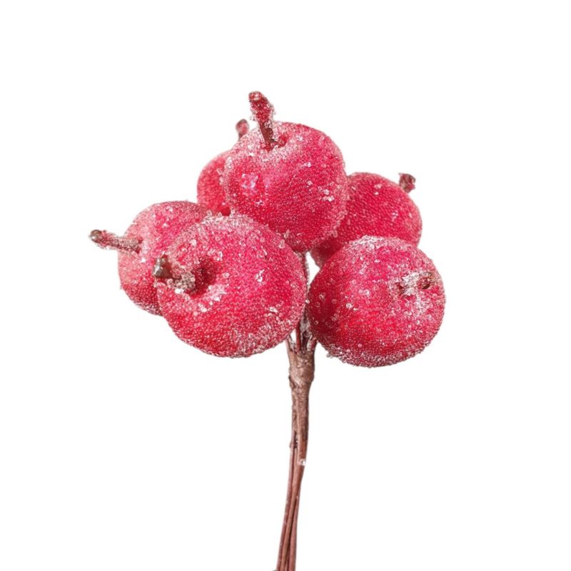 JABŁUSZKA PICK 12CM WIĄZKA X6 ICED RED