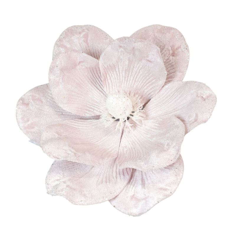 MAGNOLIA NA PIKU VELVET BROKAT 16CM ŚR. LT PINK