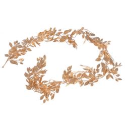 GIRLANDA LIŚCIASTA 175CM GOLD