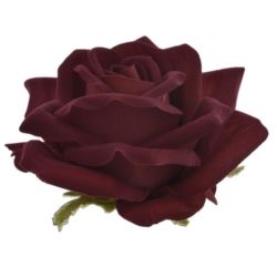 RÓŻA VELVET DUŻA GŁOWA 14CM ART276 DR RED