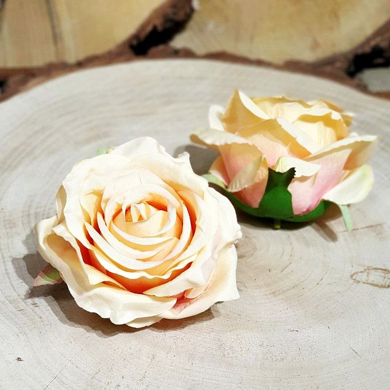 Róża głowa 10cm ly003 31L peach