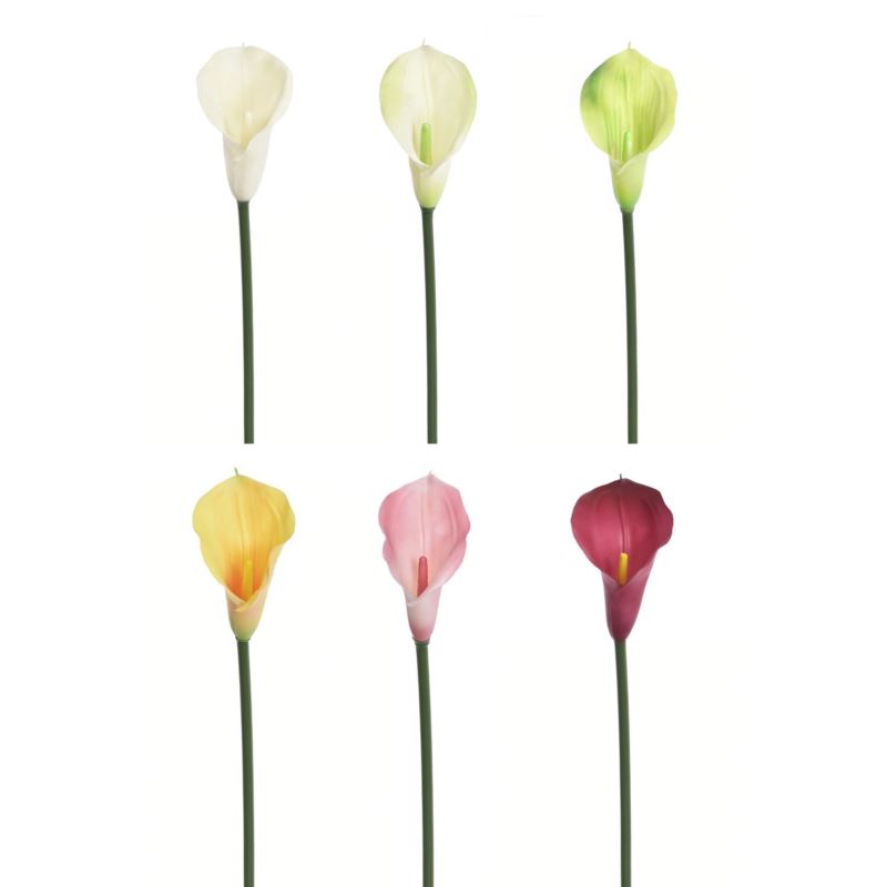 CALLA GUMA 72 CM  ANA1013 6 KOLORÓW  MIX4