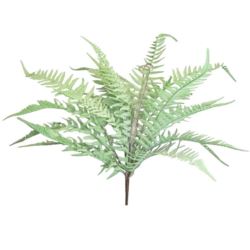 PAPROĆ BUKIET  62CM 21 LIŚCI RT POWDER GREEN