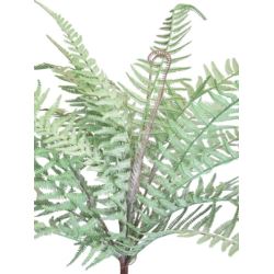 PAPROĆ BUKIET  62CM 21 LIŚCI RT POWDER GREEN