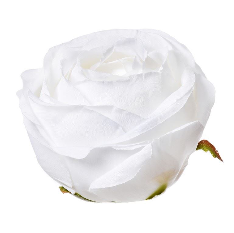 RÓŻA POPPY GŁOWA 9CM SUN564 PEARL WHITE