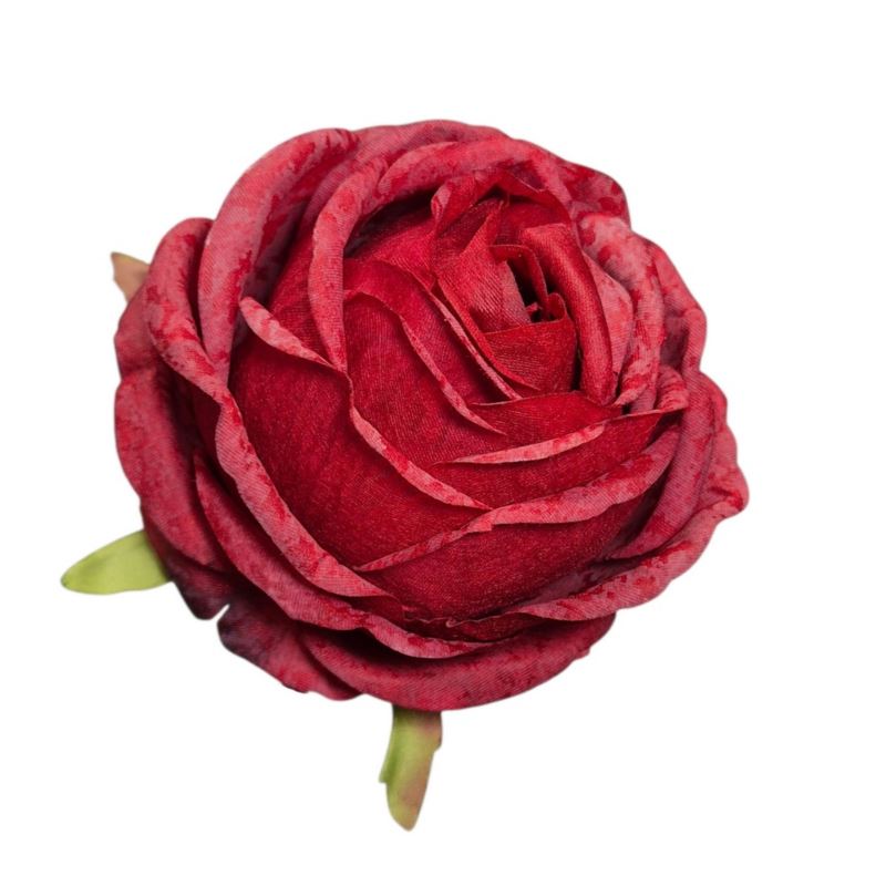 RÓŻA GŁOWKA 8CM NEW POPPY ROB DK RED RÓŻA GŁOWKA 8CM NEW POPPY ROB DK RED