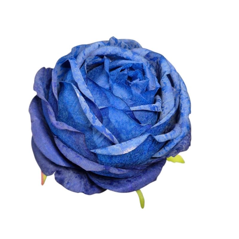 RÓŻA GŁOWKA 8CM NEW POPPY ROB DK BLUE