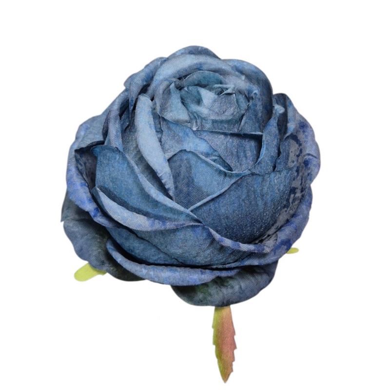 RÓŻA GŁOWKA 8CM NEW POPPY ROB AUTUMN BLUE