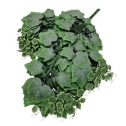 LIŚĆ OMSZAŁY WINOBLUSZCZ GAŁĄZKA 72CM POWDER GREEN