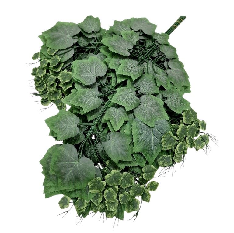 LIŚĆ OMSZAŁY WINOBLUSZCZ GAŁĄZKA 72CM POWDER GREEN