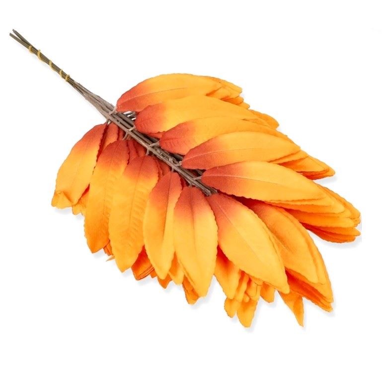 LIŚĆ LAUROWY 47CM / 0746MP(10) ORANGE BROWN