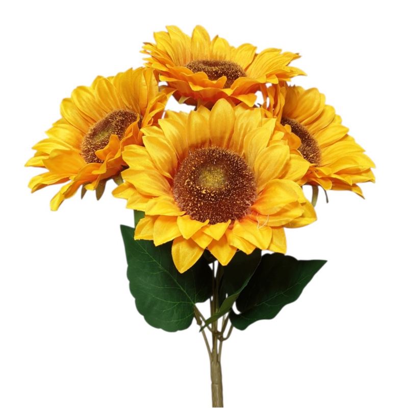 SŁONECZNIK X5 BUKIET 36CM YELLOW