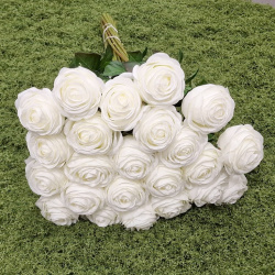 RÓŻA PEONIOWA POJ. 9CM KAR564 NEW CREAM