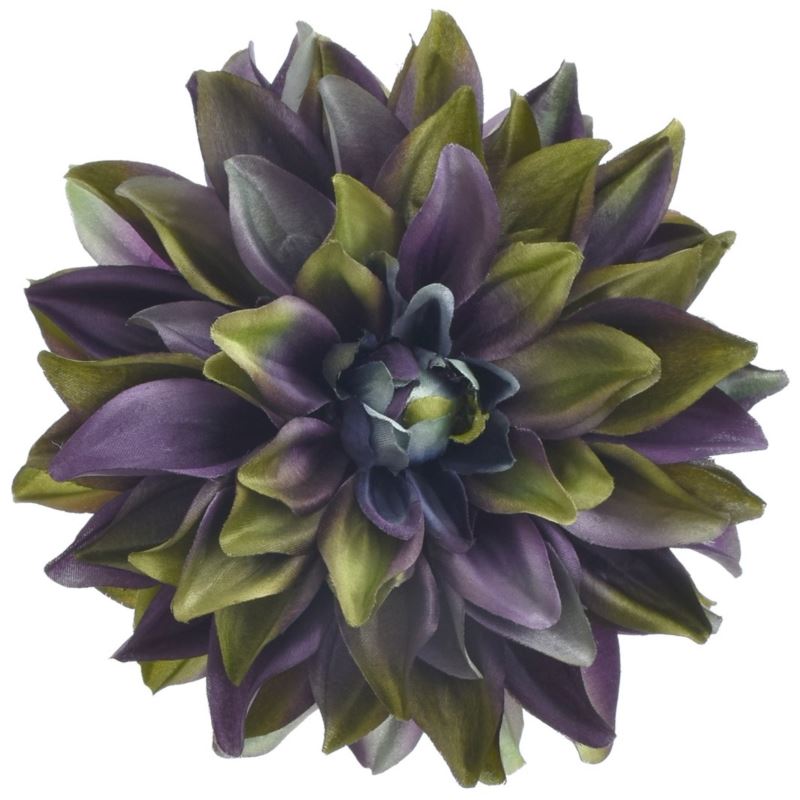 DALIA GŁOWA 18CM ART285 EGGPLANT GREEN