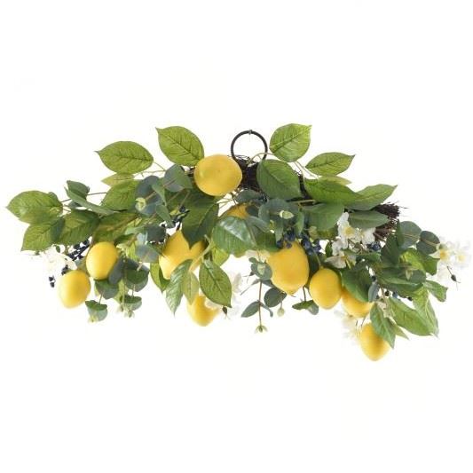 KOMPOZYCJA Z CYTRYNAMI 72CM LIU507 GREEN YELLOW