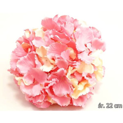 DUŻA HORTENSJA WYROBOWA 20CM PINK LT YELLOW