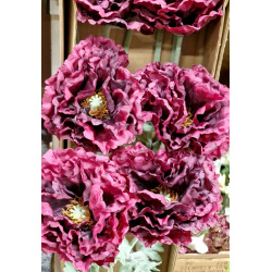 MAK POJEDYNCZY FLOCK STEM 77CM FMN1012 EGGPLANT