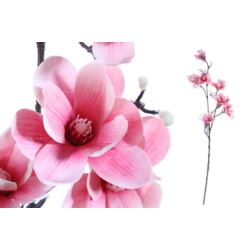 MAGNOLIA Z 7 KWIATAMI 100CM SOFT TOUCH PINK