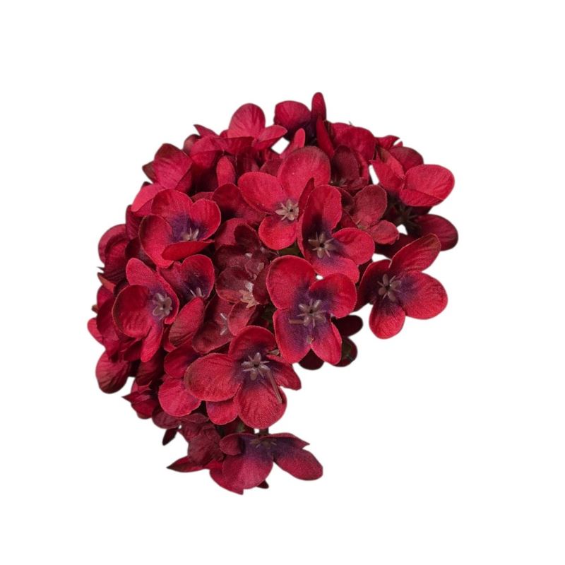 HORTENSJA DROBNA – GŁOWA 14CM MY110 DK RED