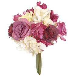 BUKIET MIX RÓŻA HORTEN 39CM TAJ1015 SWEET FUCHSIA