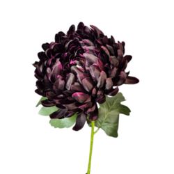 CHRYZANTEMA POJEDYNCZA GAŁĄZKA 77CM DEEP PURPLE