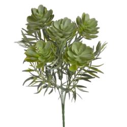 SUKULENT  BUKIET 5 GAŁĄZEK 31CM LT GREEN