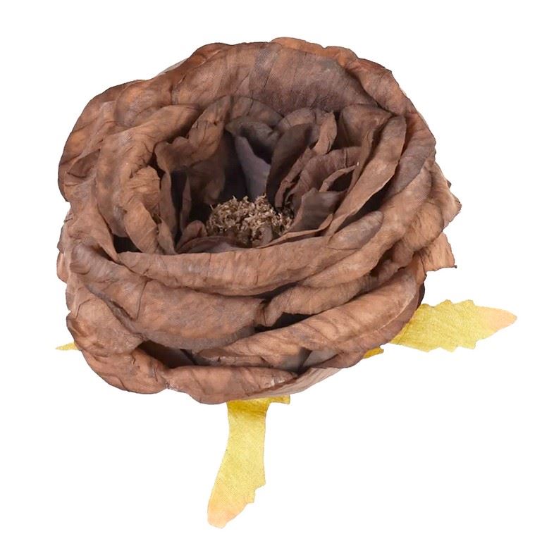 RÓŻA DZIKA VINTAGE – GŁÓWA 9CM BROWN CHOCOLATE