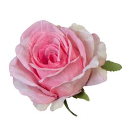 RÓŻA GŁÓWKA VINTAGE 8CM OLD LT PINK