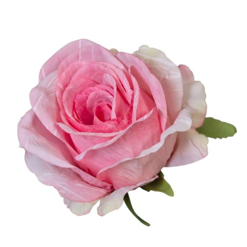 RÓŻA GŁÓWKA VINTAGE 8CM OLD LT PINK