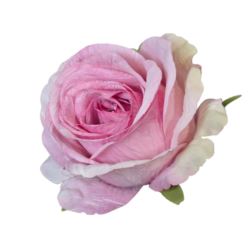 RÓŻA GŁÓWKA VINTAGE 8CM OLD MAUVE PINK