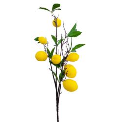 CYTRYNA GAŁĄZKA OWOCE POŁYSK 92CM YELLOW