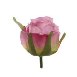 RÓŻA GŁÓWKA PĄK 4,5CM TAJ1031  LT PINK