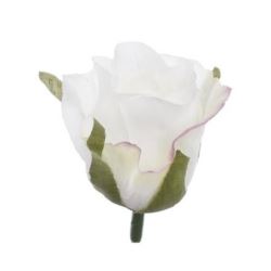 RÓŻA GŁÓWKA PĄK 4,5CM TAJ1031 WHITE