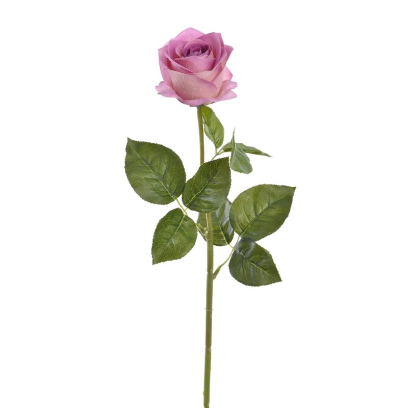 RÓŻA NA ŁODYDZE 68CM TAJ1029 RT PINK