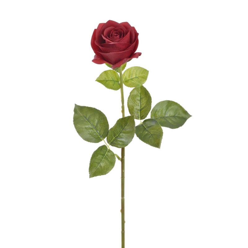 RÓŻA NA ŁODYDZE 68CM TAJ1029 RT RED