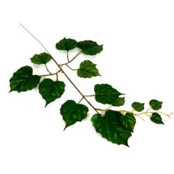 LIŚĆ LESZCZYNA GAŁĄZKA POJEDYNCZA 52CM GREEN