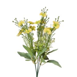 KWITNĄCE KWIATY POLNE BUKIET 35CM YELLOW