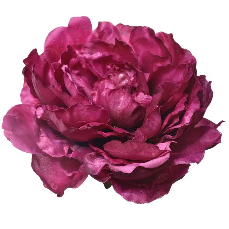 PEONIA GŁOWA 17CM ART060 FUCHSIA