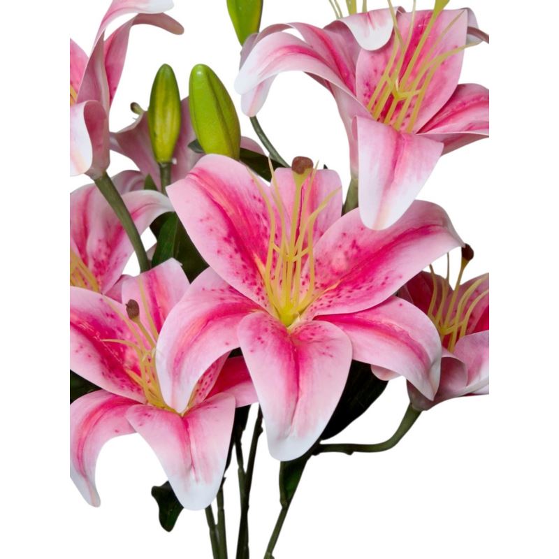 LILIA BUKIET 50CM SOFT TOUCH PINK