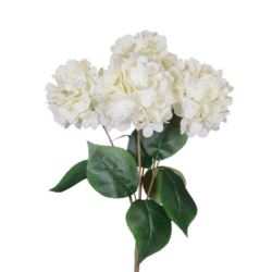 HORTENSJA BUKIET 5-KWIATOWY 40CM WHITE