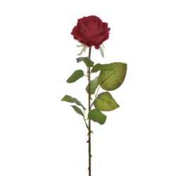 RÓŻA WELVET POJEDYNCZA 63CM RUBIN